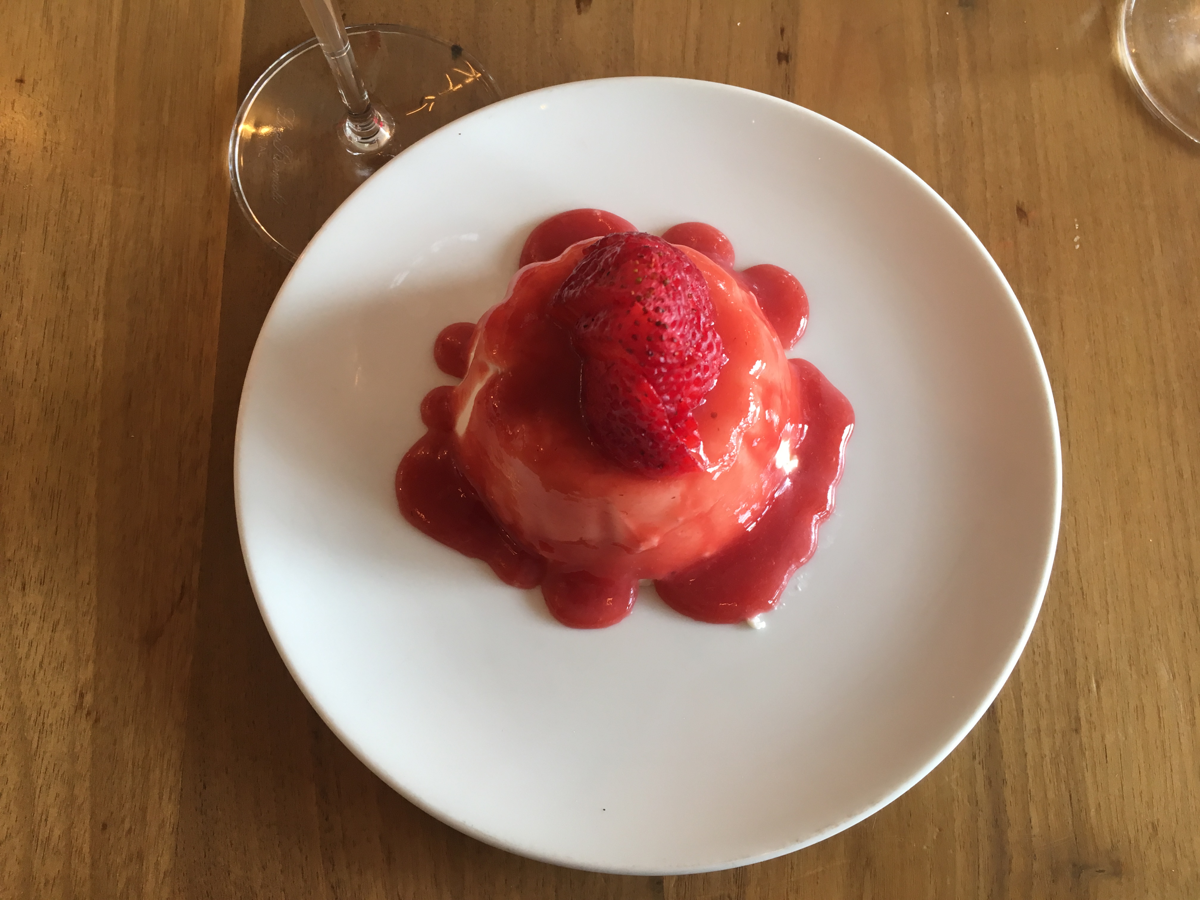 Strawberry Panna Cotta