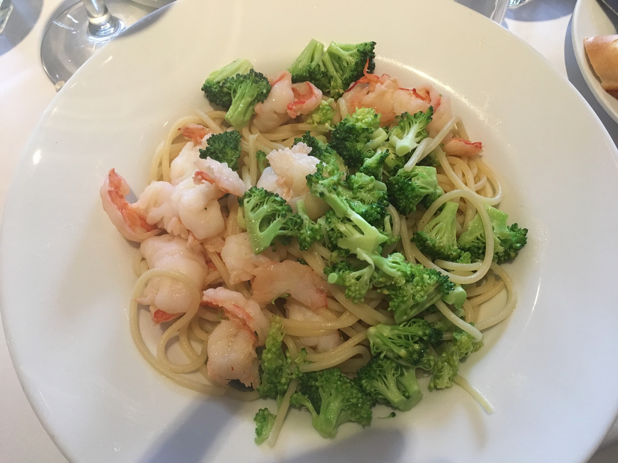 Spaghetti Broccoli & Tiger Shrimps