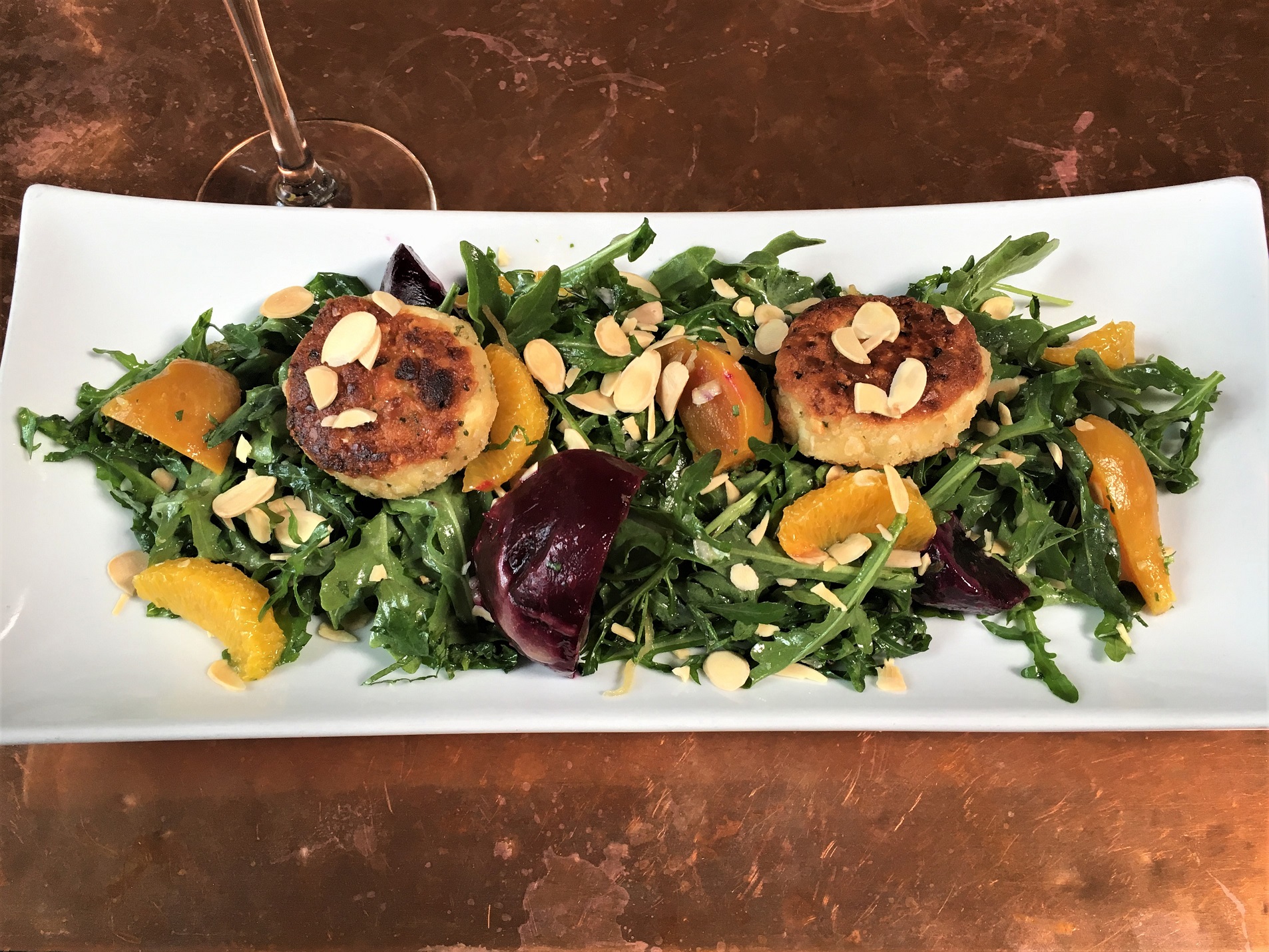 Roasted Beets & Wild Arugula Salad