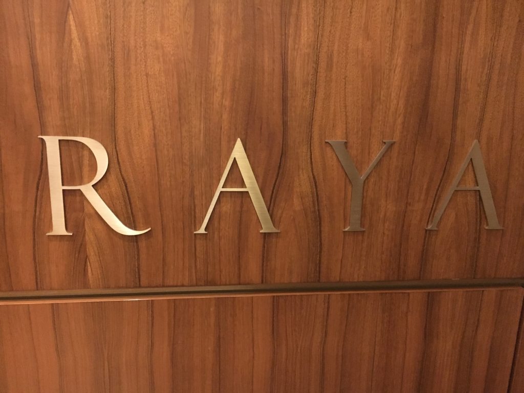 Raya at the Ritz Carlton