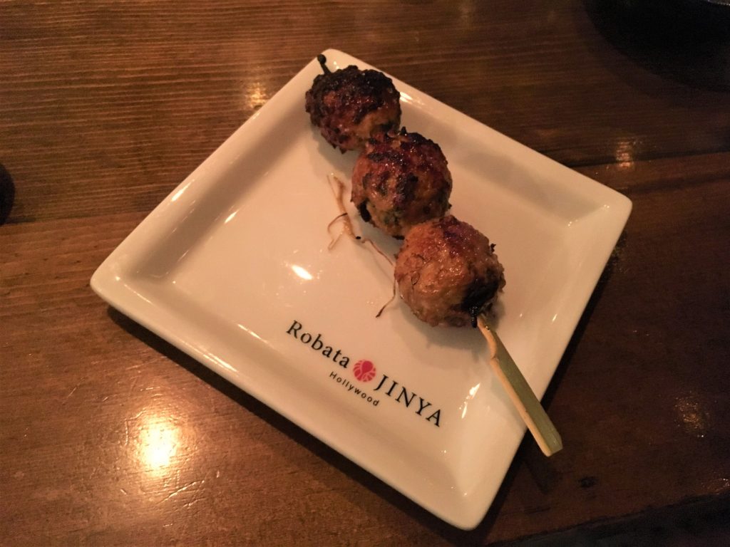 Robata Jinya - Tsukune (Chicken Meatballs)