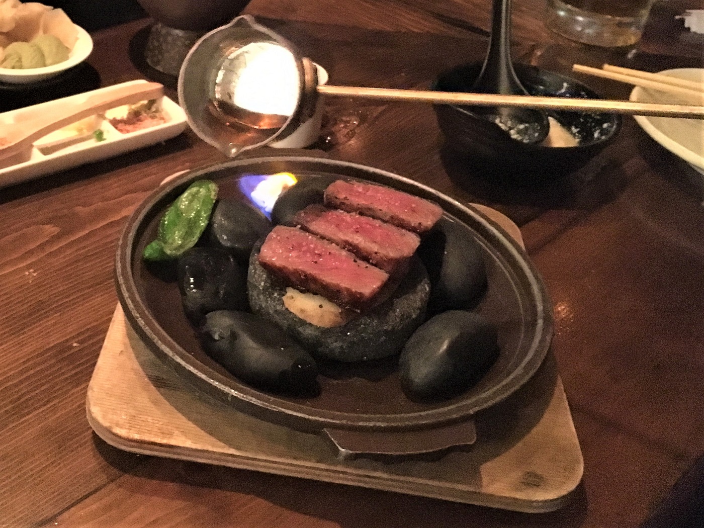 Robata Jinya - Wagyu Beef Lava Stone Grill - Step 2